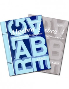 Saxon Algebra 1/2 (3rd edition) Text Key/Test Packet