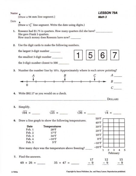 Saxon Math 3 Home Study Kit