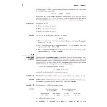 Saxon Algebra 1/2 (3rd edition) Home Study Kit