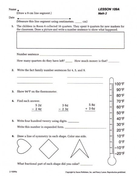 Saxon Math 2 Home Study Kit