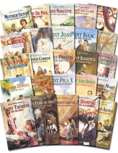 Complete Set Vision Books (Saint Biographies - 24 Books)