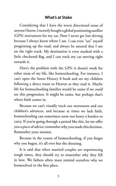 Who's Got You? Observations of a Homeschooling Father