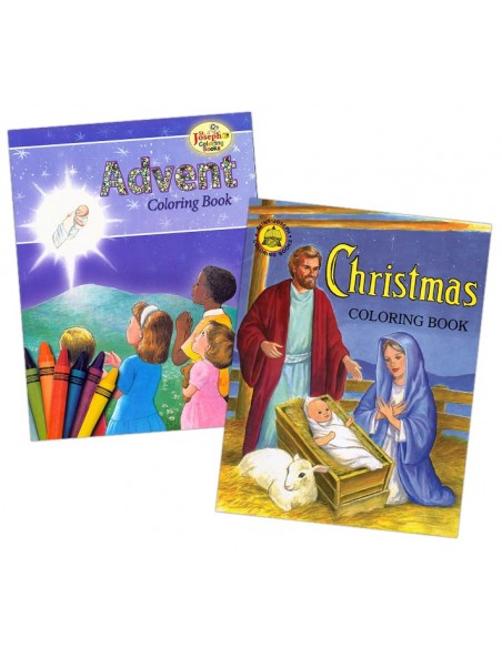 Advent/Christmas Coloring Book Set