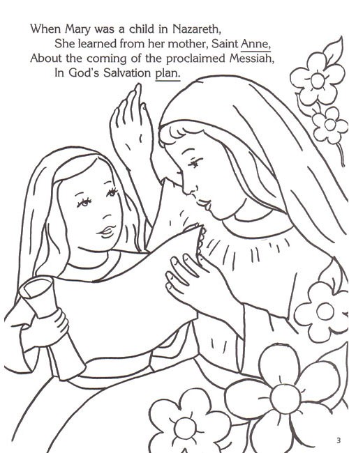 Coloring Book About Mary