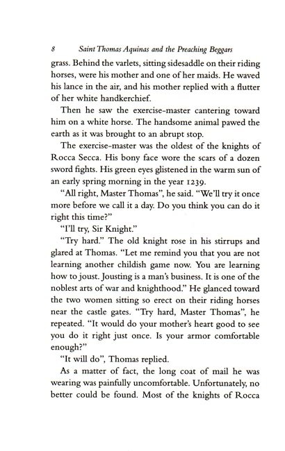 St. Thomas Aquinas and the Preaching Beggars