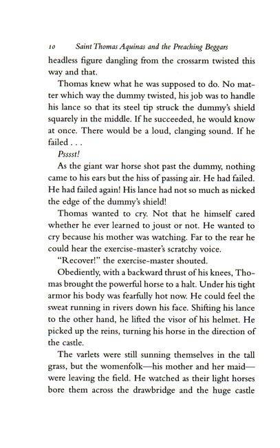 St. Thomas Aquinas and the Preaching Beggars