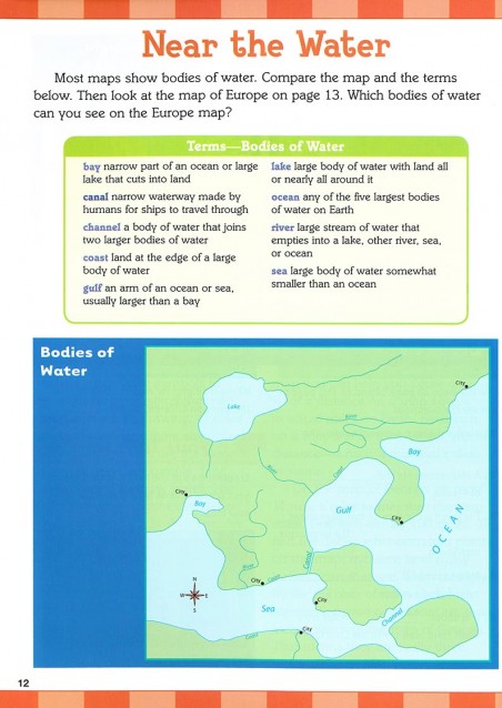 Map Skills for Today Grade 4- Pg 12