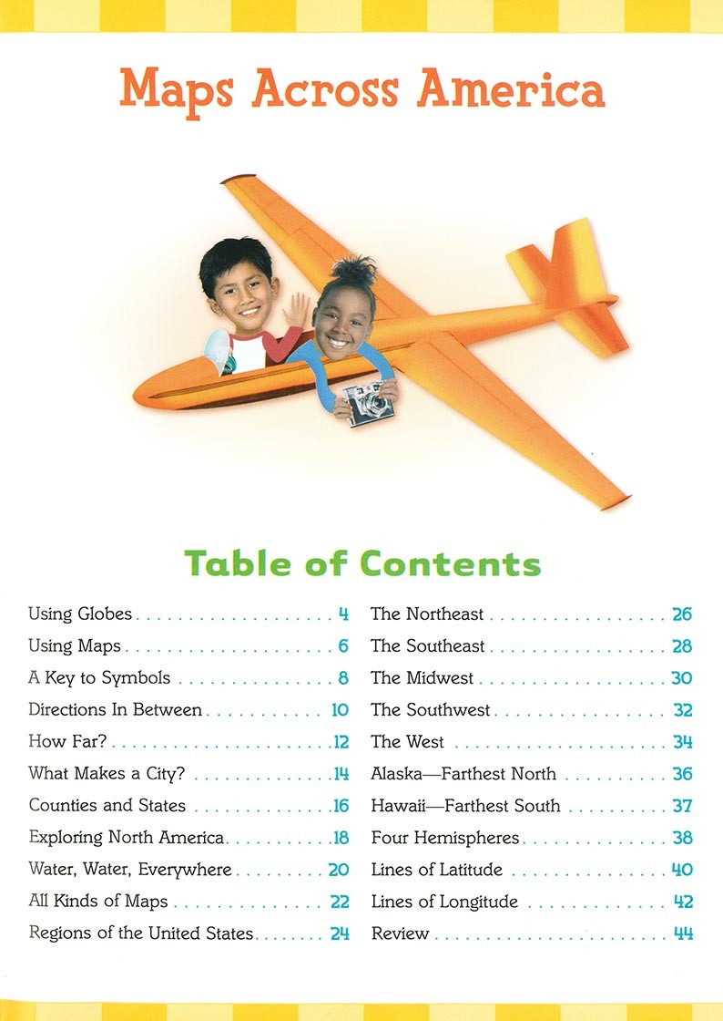 Map Skills for Today: Grade 3 - Maps Across America