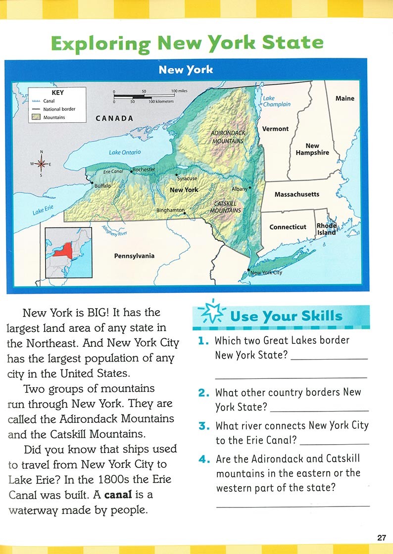 Map Skills for Today Grade 3- Pg 27