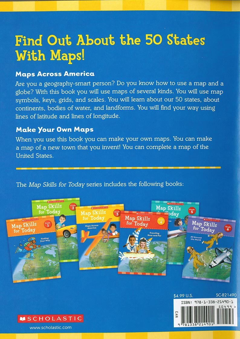 Map Skills for Today Grade 3- Back