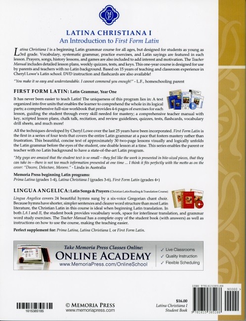 Latina Christiana I: Student Book