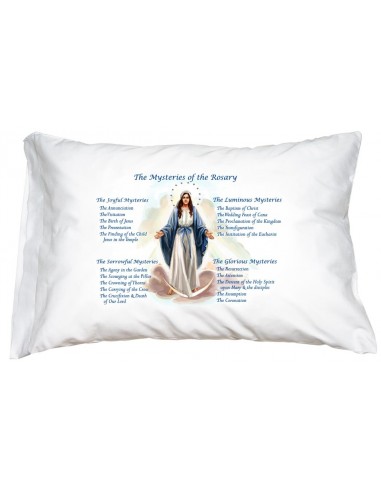 Mysteries of the Rosary Pillowcase