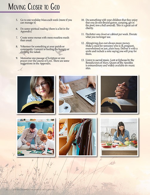A Lenten Guide for Homeschool Moms