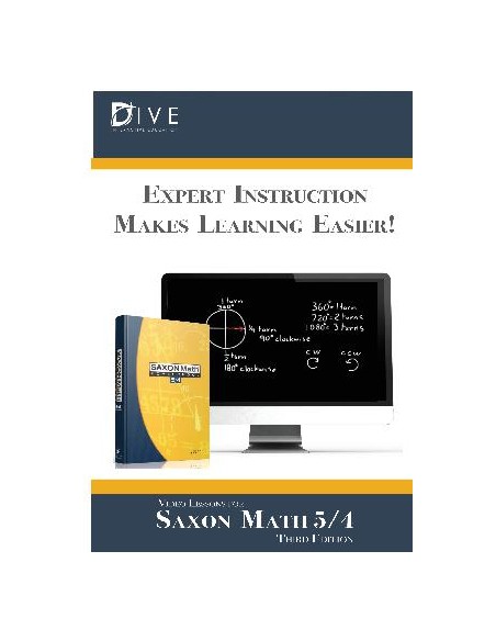 Saxon Math 54 (3rd Ed.) DIVE Video Lectures Download & Stream