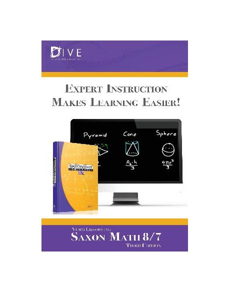 Saxon Math 87 (3rd Ed.) DIVE Video Lectures Download & Stream