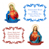 Devout Decals Sacred and Immaculate Hearts Set Devout Decals Sacred and Immaculate Hearts Set