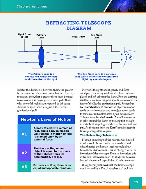 Space Science for Young Catholics