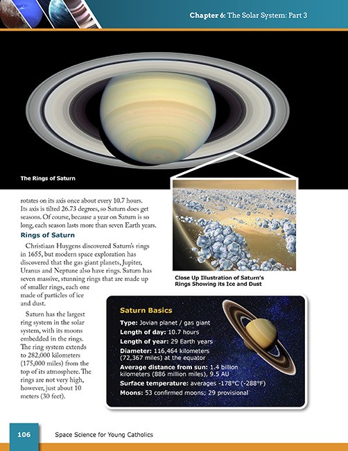 Space Science for Young Catholics