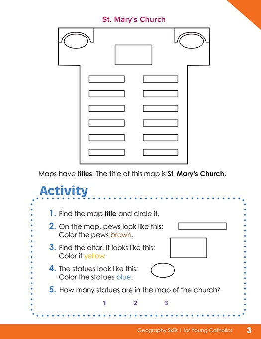 Geography Skills 1 for Young Catholics: Our Neighborhood and Parish