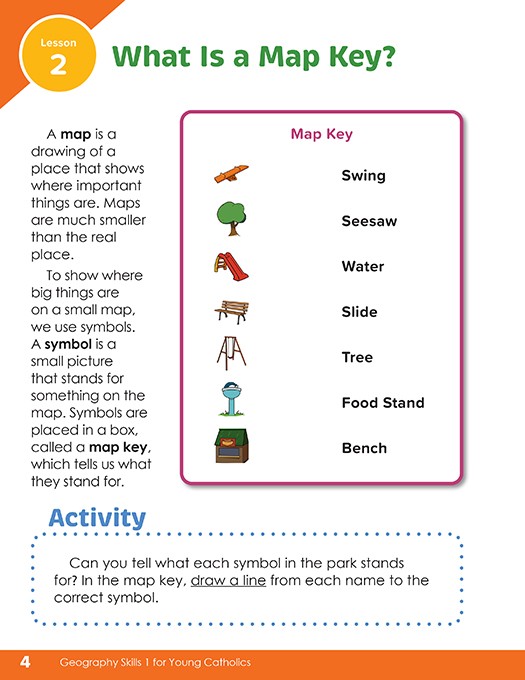 Geography Skills 1 for Young Catholics: Our Neighborhood and Parish