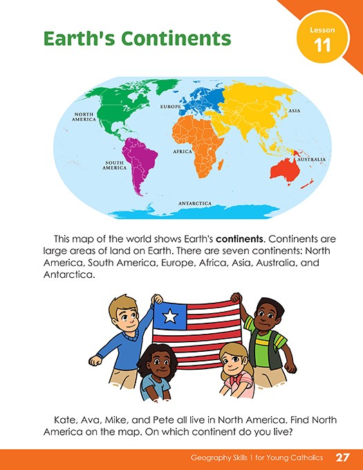 Geography Skills 1 for Young Catholics: Our Neighborhood and Parish