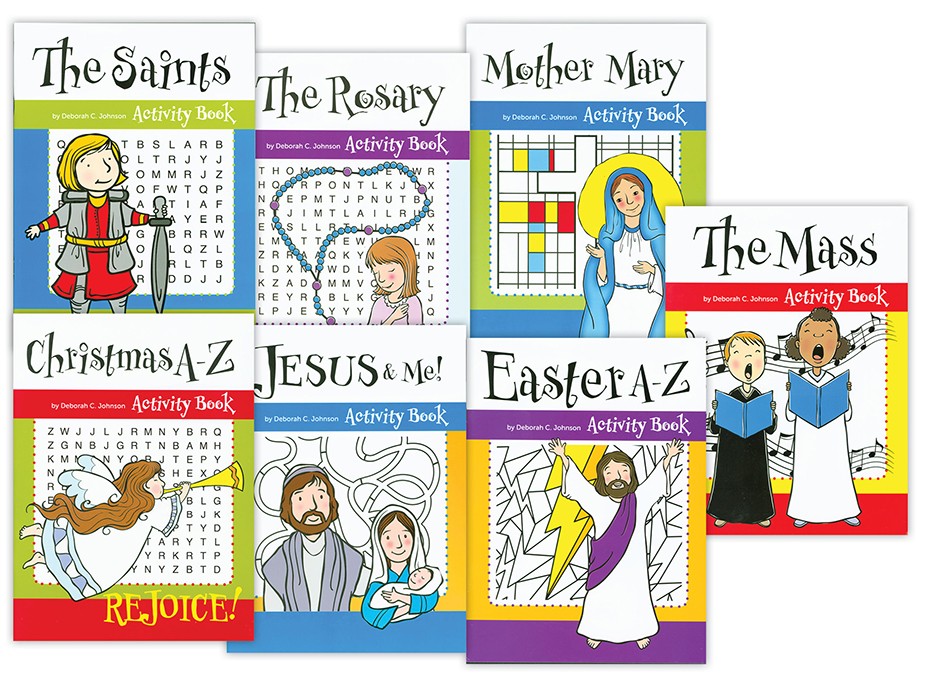Catholic Kids Activity Books (Set of 7)
