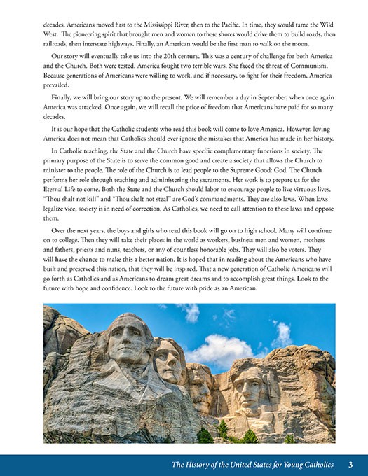 History of the United States 8 for Young Catholics (2nd Ed.)