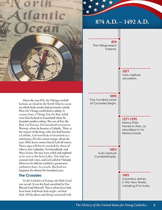 History of the United States 8 for Young Catholics (2nd Ed.)