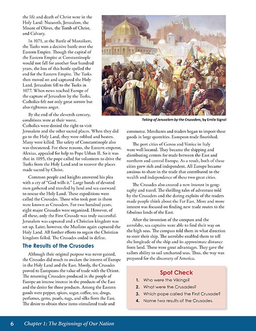 History of the United States 8 for Young Catholics (2nd Ed.)