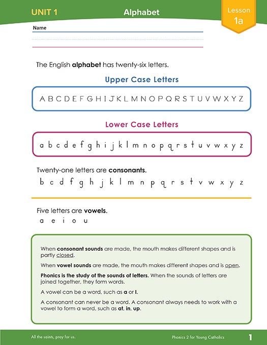 Phonics 2 for Young Catholics (2nd Ed.)