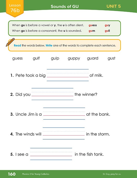 Phonics 2 for Young Catholics (2nd Ed.)