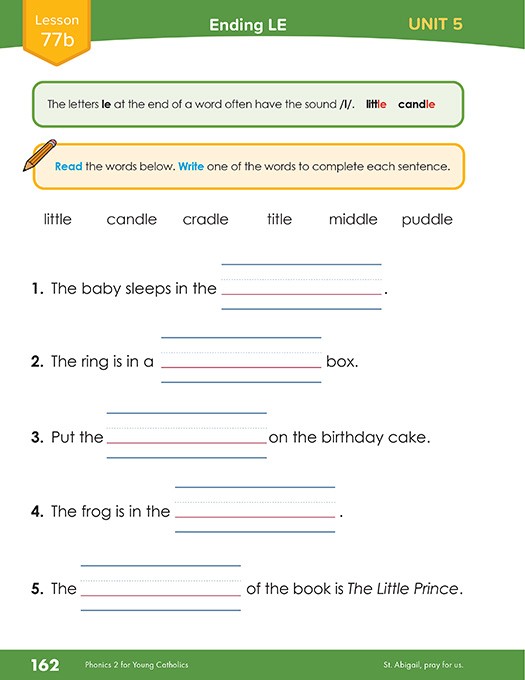 Phonics 2 for Young Catholics (2nd Ed.)