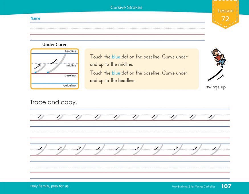 Catholic Handwriting 2 for Young Catholics | Seton Press