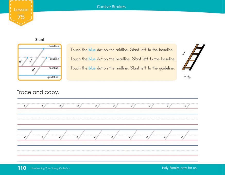 Catholic Handwriting 2 for Young Catholics | Seton Press