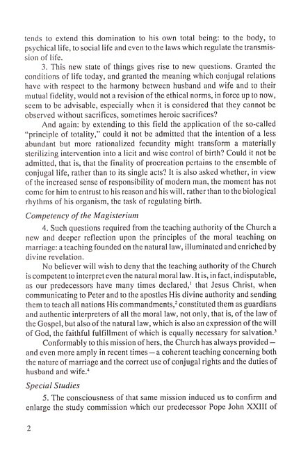 Humanae Vitae (Papal Encyclical)