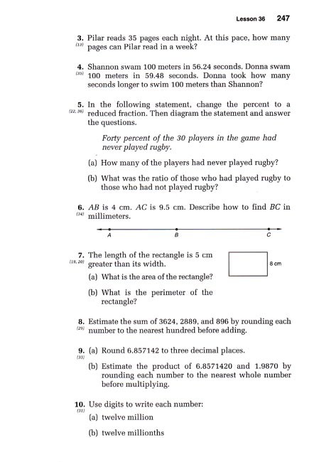 Saxon 87 (Homeschool, 3rd edition) Text