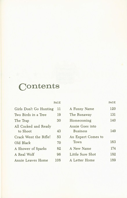 Annie Oakley: Young Markswoman