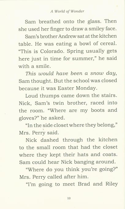 The Adventures of Nick & Sam: A World of Wonder