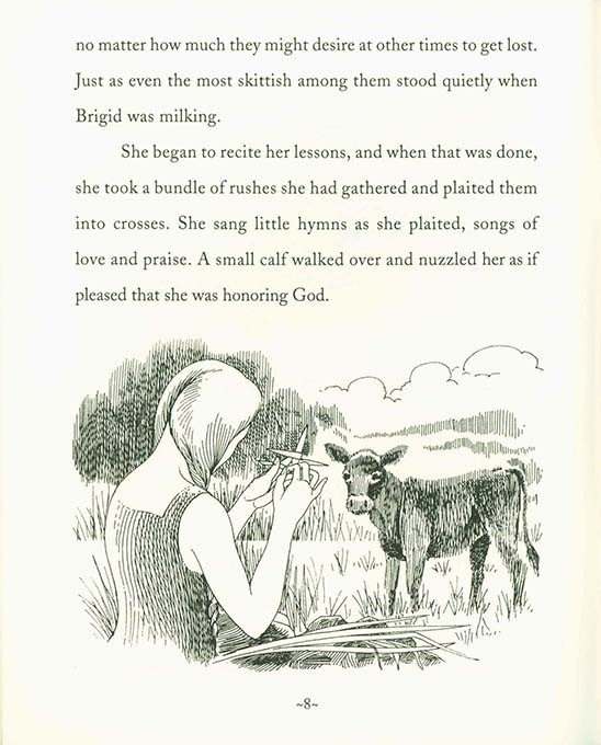 St. Brigid and the Cows