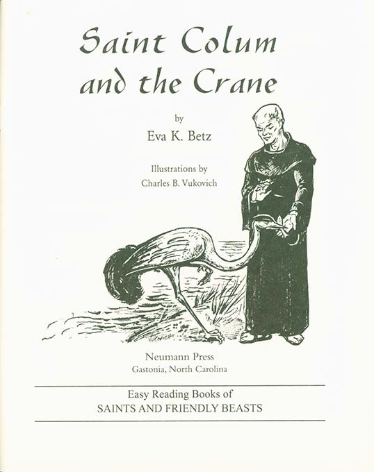 St. Colum and the Crane