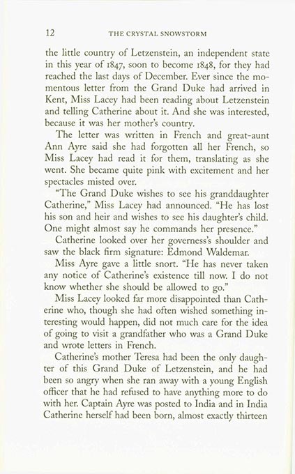 The Crystal Snowstorm