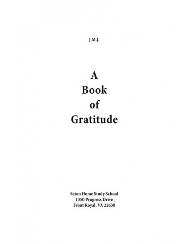 A Book of Gratitude