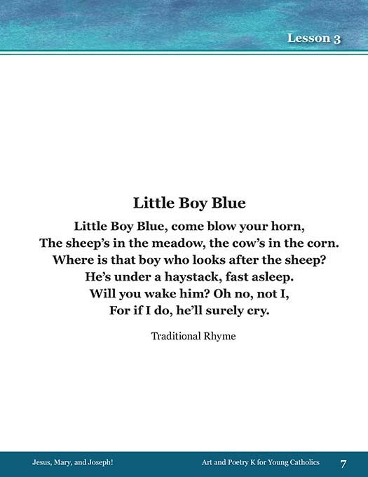 Art and Poetry for Young Catholics