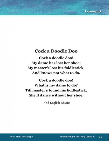 Art and Poetry for Young Catholics