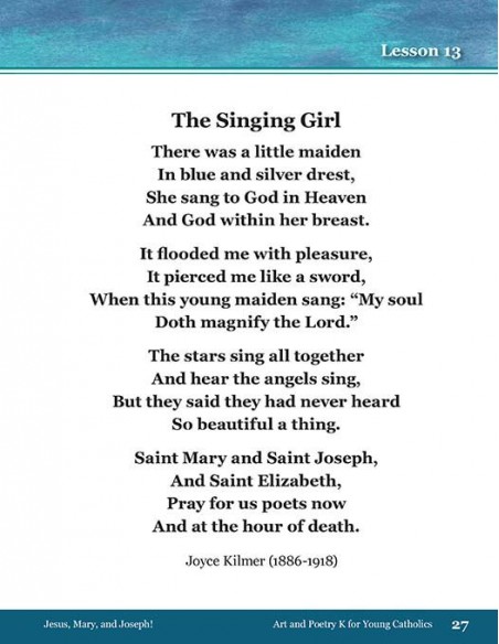 Art and Poetry for Young Catholics