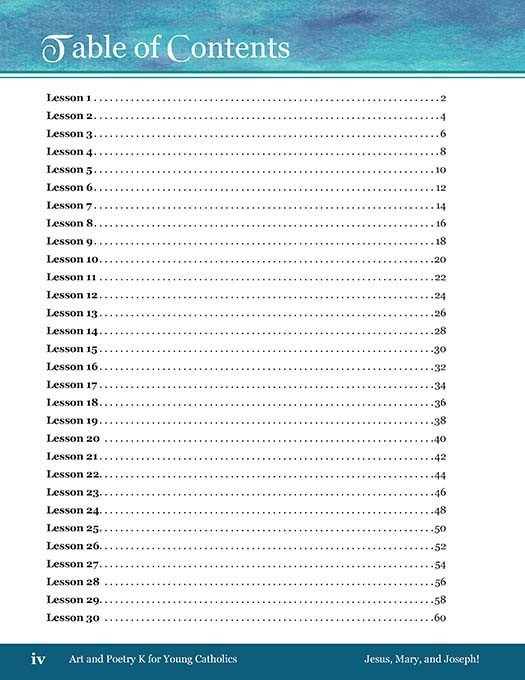 Art and Poetry for Young Catholics