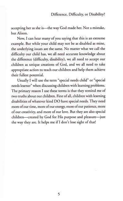 Home Schooling Children with Special Needs