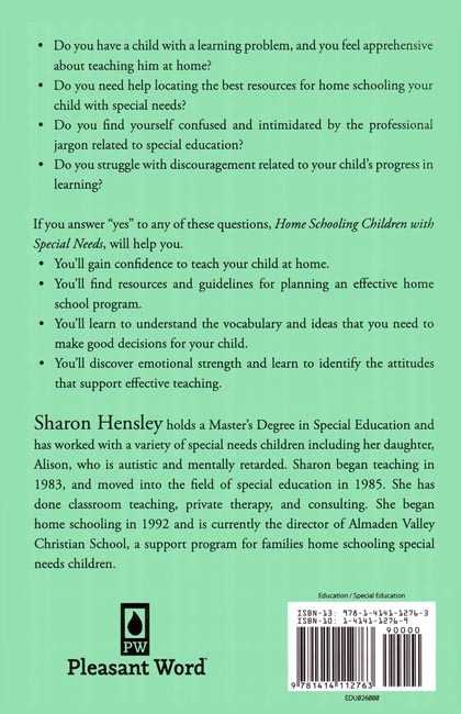 Home Schooling Children with Special Needs