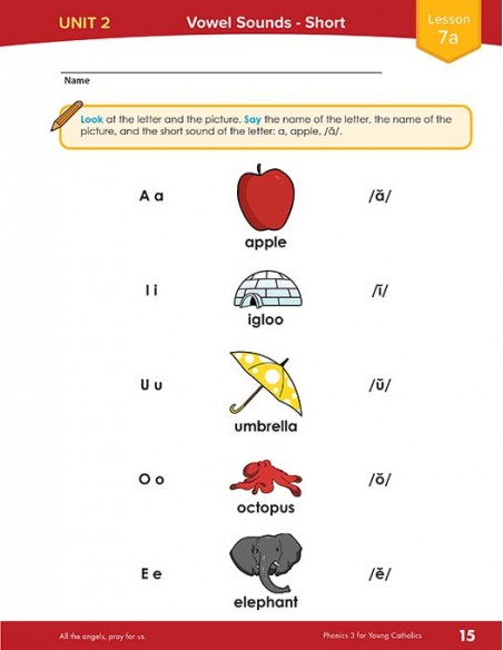 Phonics 3 for Young Catholics (2nd Ed.)
