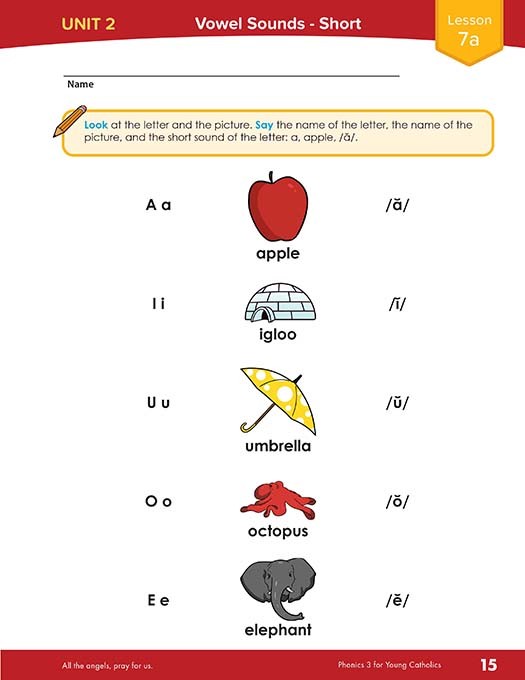 Phonics 3 for Young Catholics (2nd Ed.)